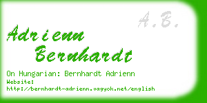 adrienn bernhardt business card